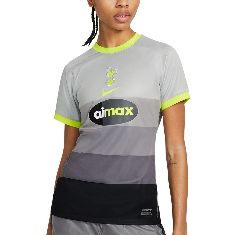 Women's Nike Black/Gray Tottenham Hotspur 2020/21 Fourth Stadium Air Max Replica Jersey