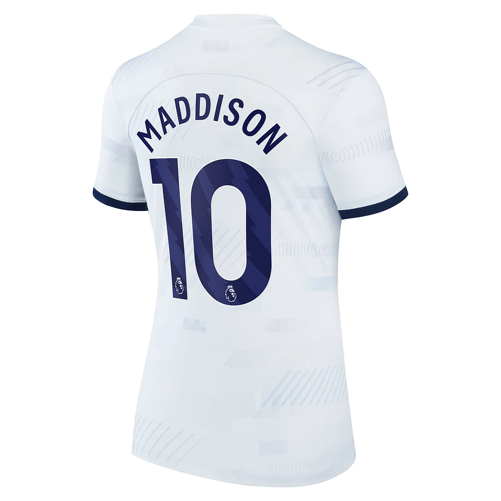 Women's Nike James Maddison White Tottenham Hotspur 2023/24 Home Stadium Replica Player Jersey