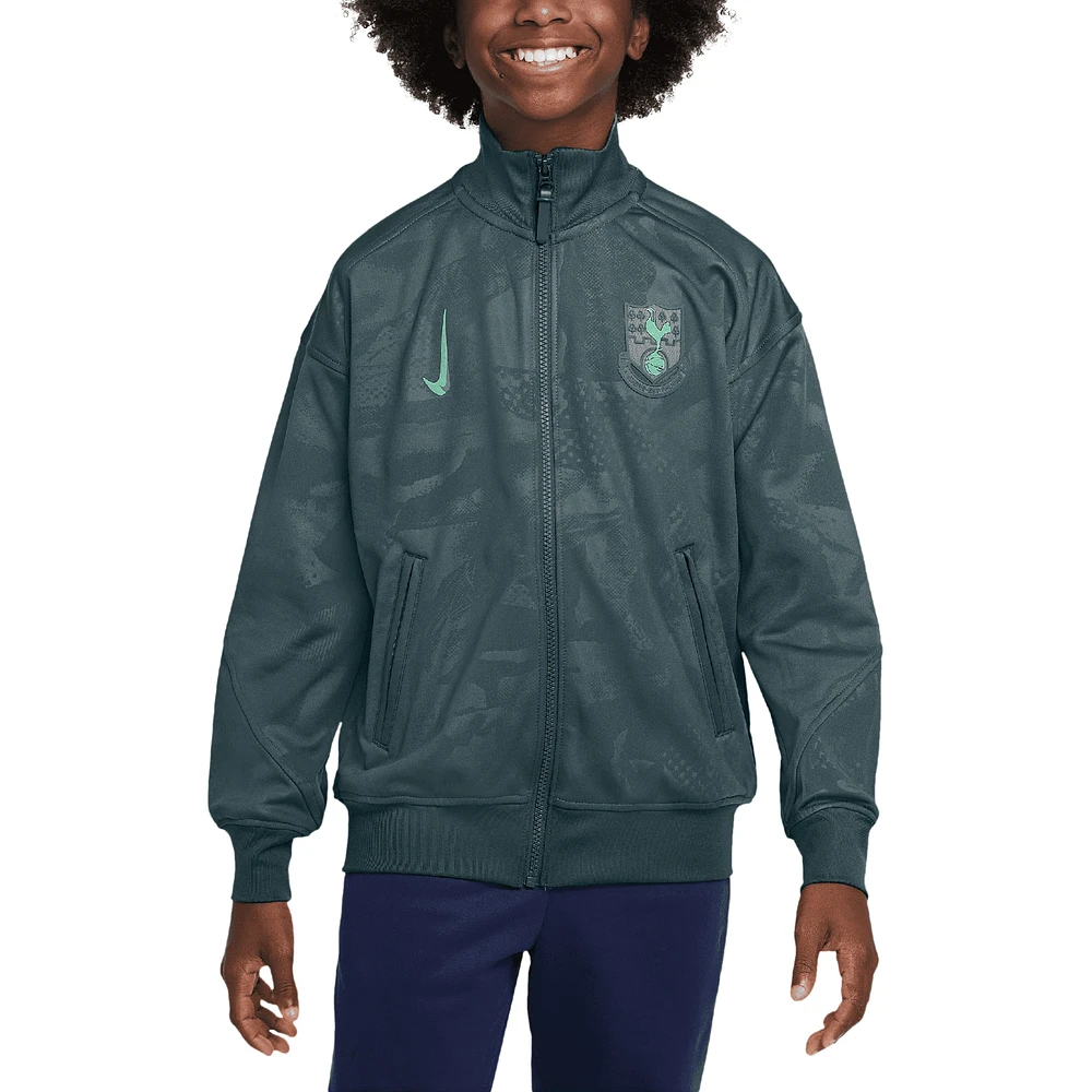 Youth Nike Green Tottenham Hotspur 2024/25 Third Academy Pro Anthem Full Zip Jacket