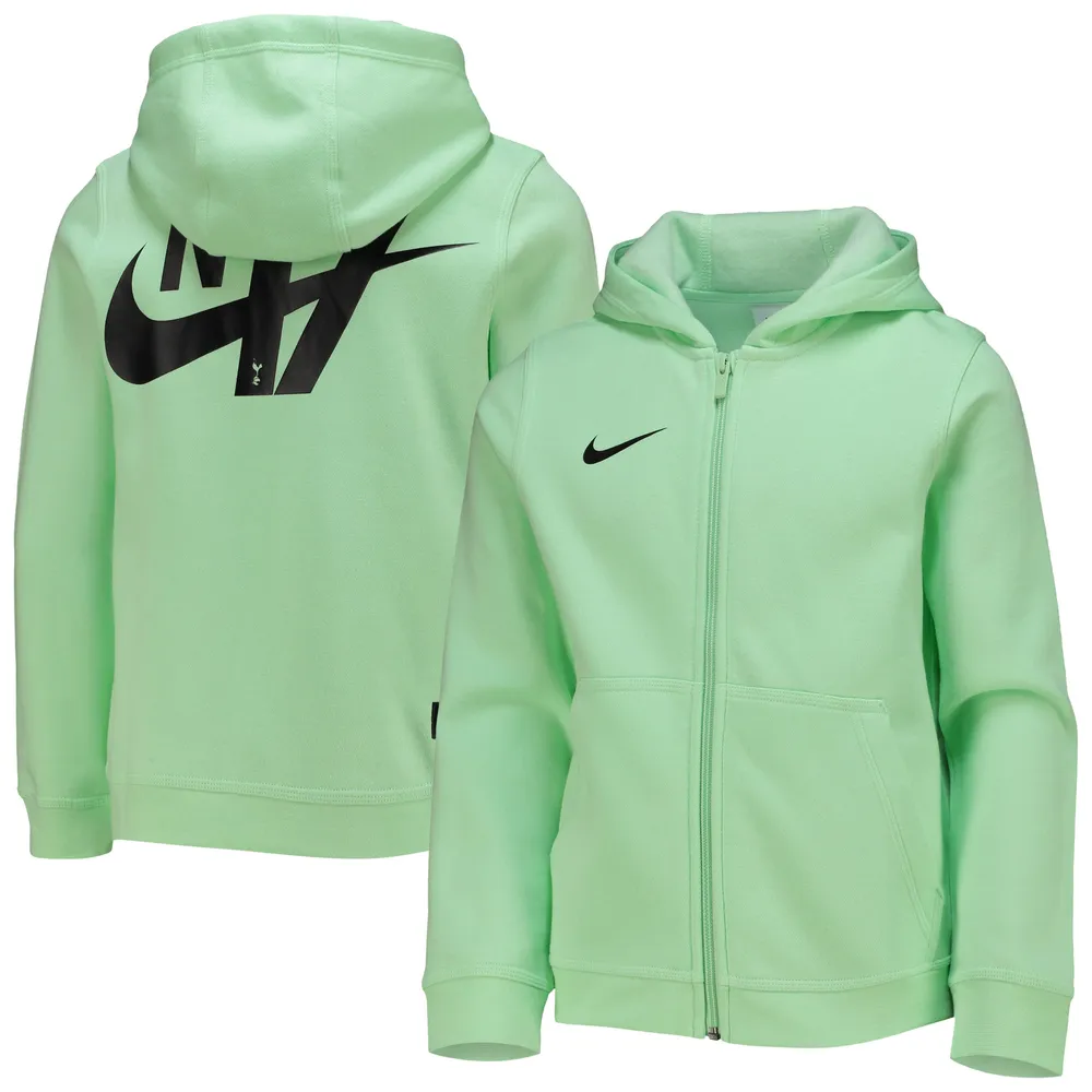 Nike Youth Green Tottenham Team Full-Zip Hoodie Jacket | Shopping Centre