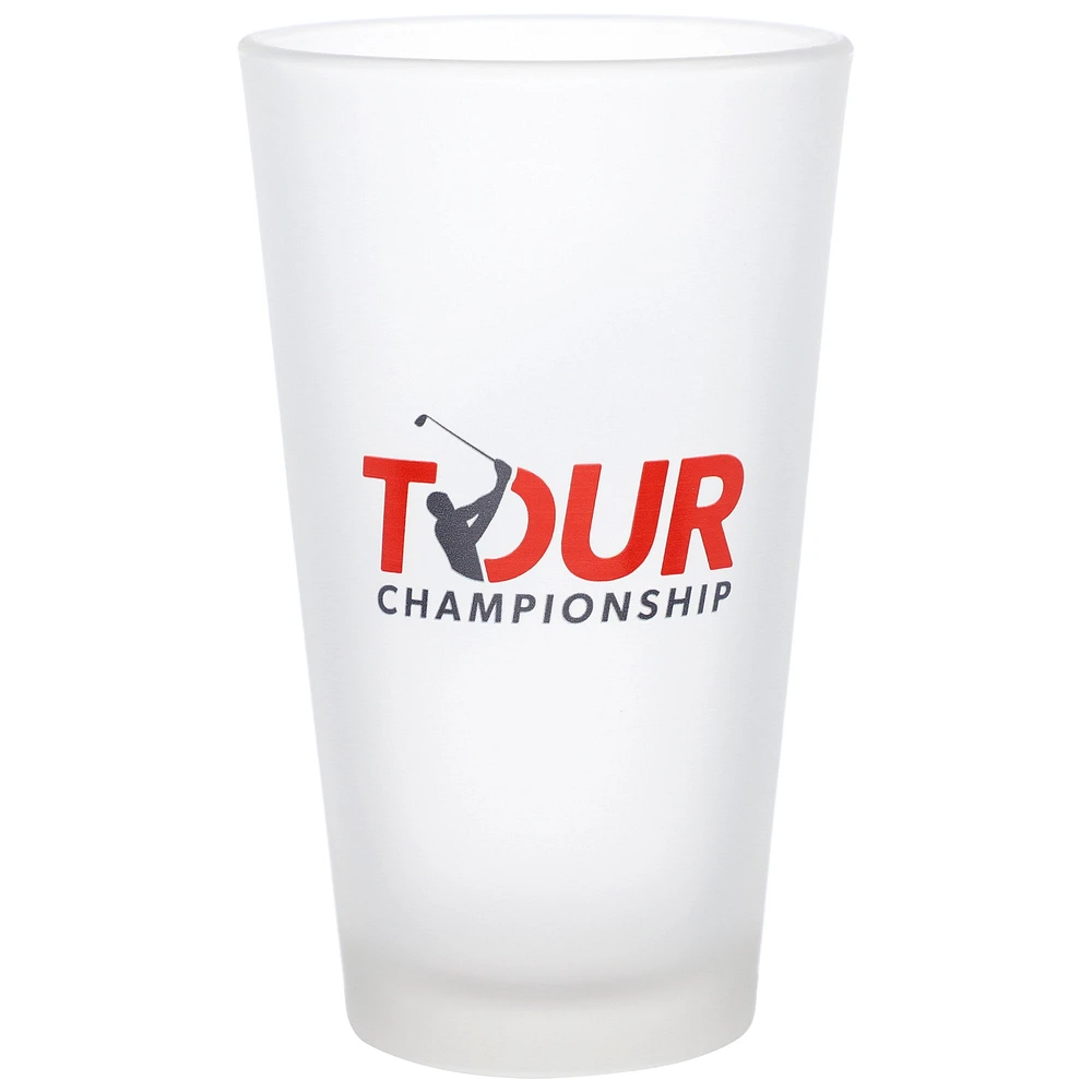 Verre à bière givré avec carte du championnat PGA TOUR 2024