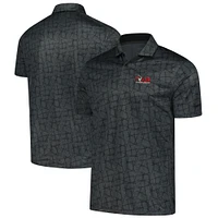 Polo Nike Tour Championship Victory Performance imprimé intégral pour homme, noir