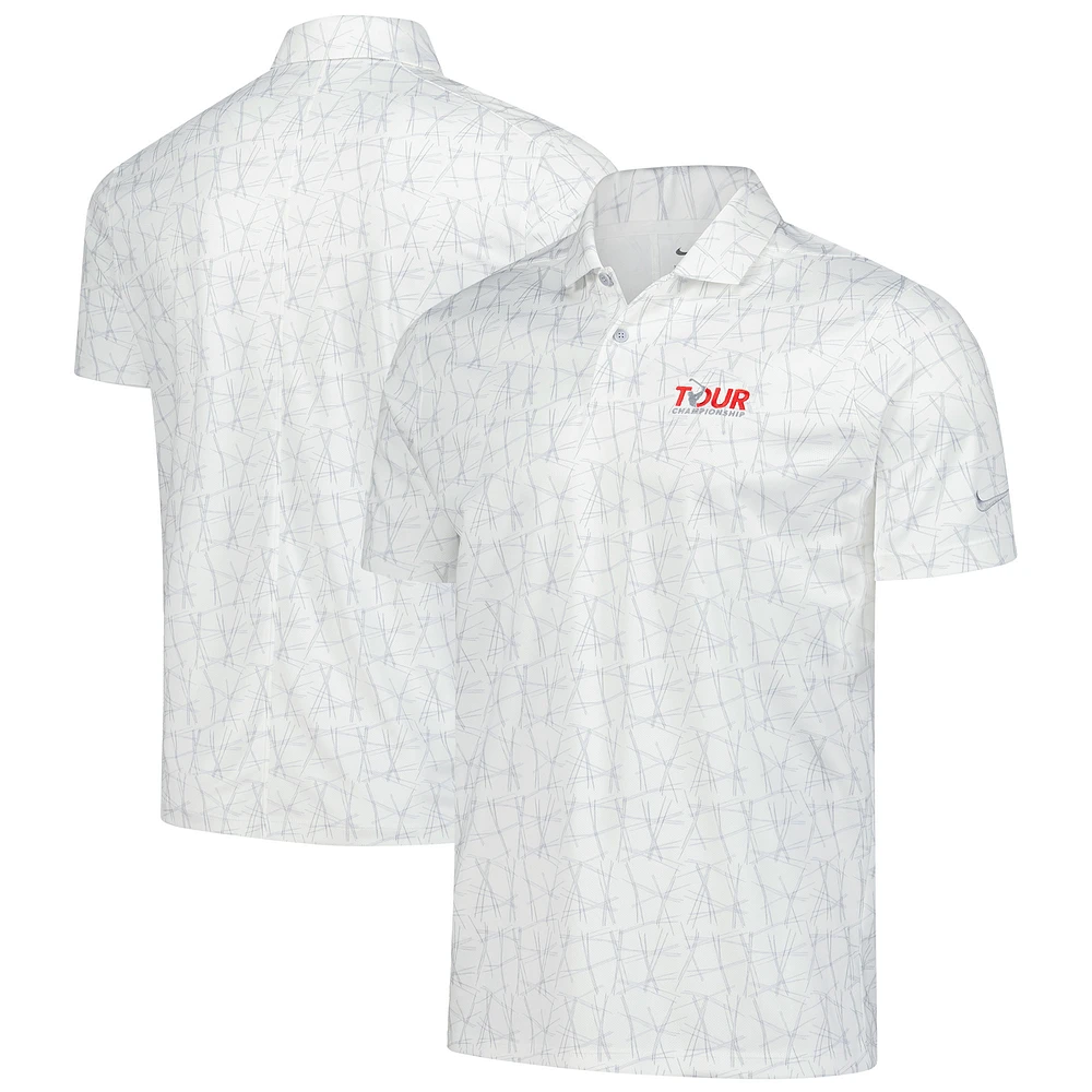 Men's Nike  White TOUR Championship Longleaf Victory Performance Polo