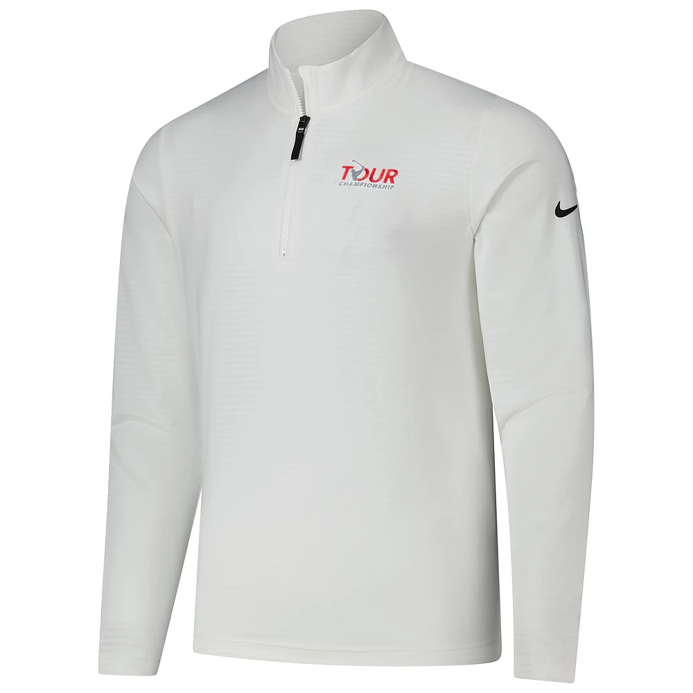 Men's Nike  White TOUR Championship Victory Performance Half-Zip Pullover