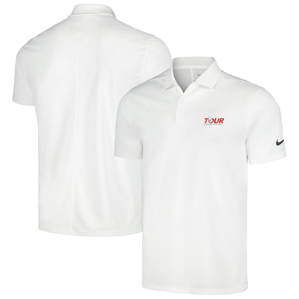 Men's Nike  White TOUR Championship Victory Solid Performance Polo