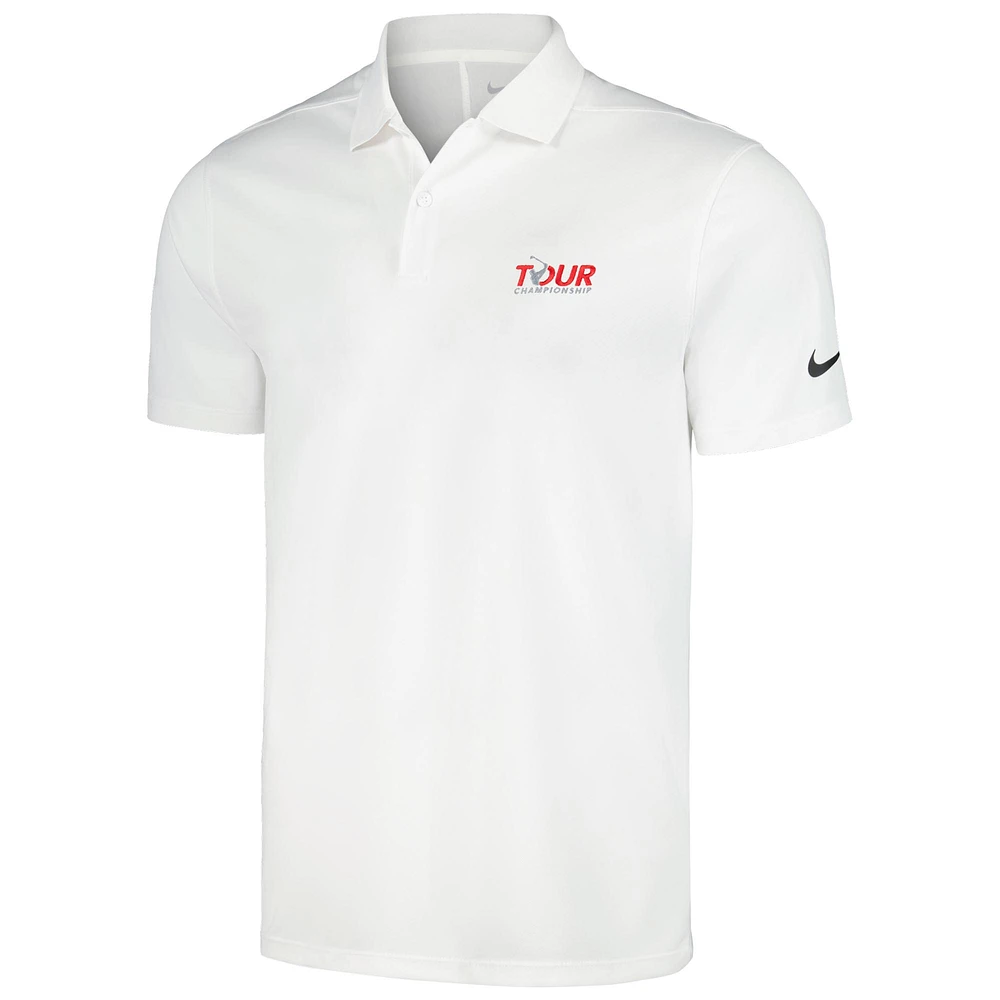 Men's Nike  White TOUR Championship Victory Solid Performance Polo
