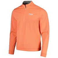 Haut adidas Coral TOUR Championship Elevated Tri-Blend Quarter-Zip pour hommes