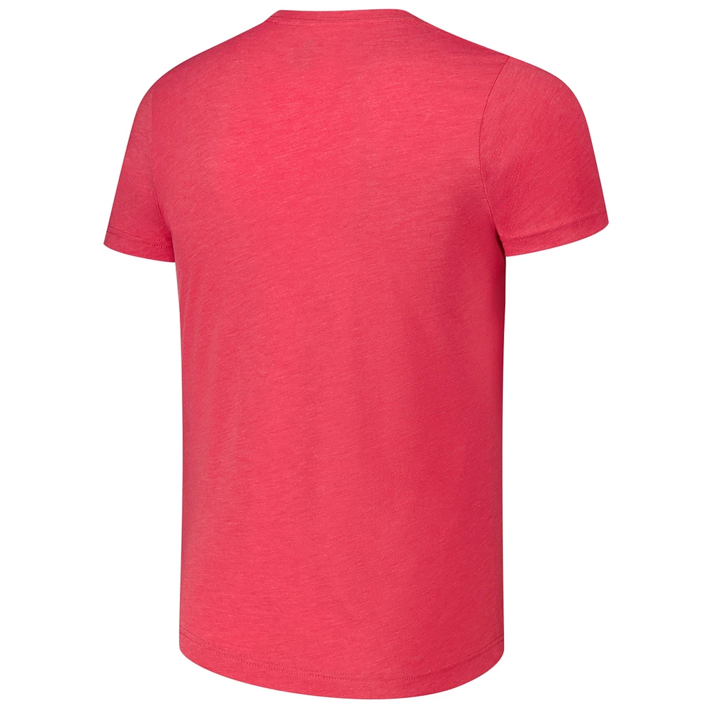 Men's Ahead Heather Red Tour Championship Instant Classic Tri-Blend T-Shirt