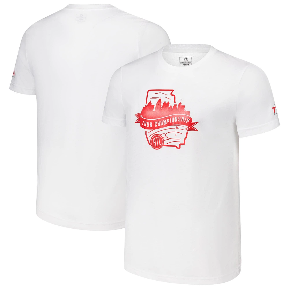 Men's Ahead White Tour Championship Instant Classic Tri-Blend T-Shirt