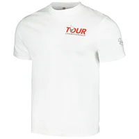 Men's Barstool Golf  White TOUR Championship Trophy T-Shirt