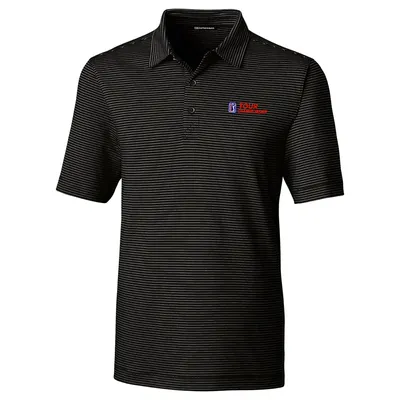 TOUR Championship Cutter & Buck Forge Pencil Stripe Polo