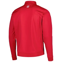 Men's FootJoy Red TOUR Championship Half-Zip Sweatshirt