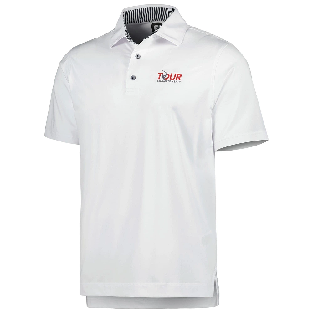 Men's FootJoy White TOUR Championship ProDry Polo