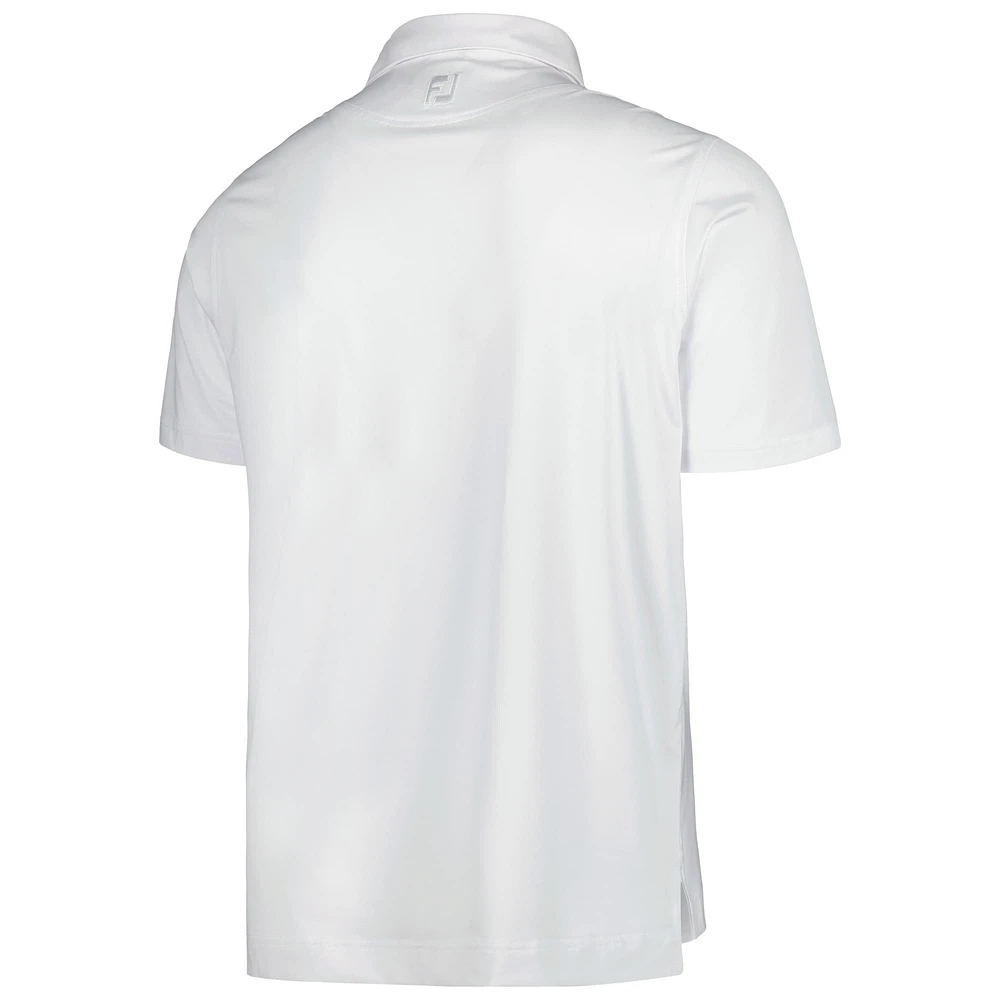 Men's FootJoy White TOUR Championship ProDry Polo