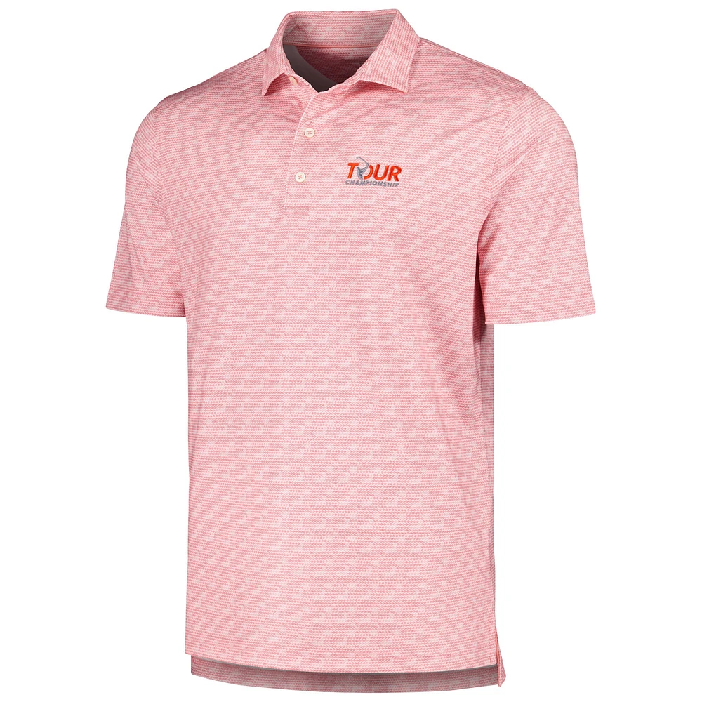 Men's johnnie-O Red TOUR Championship Jarvis Print Polo