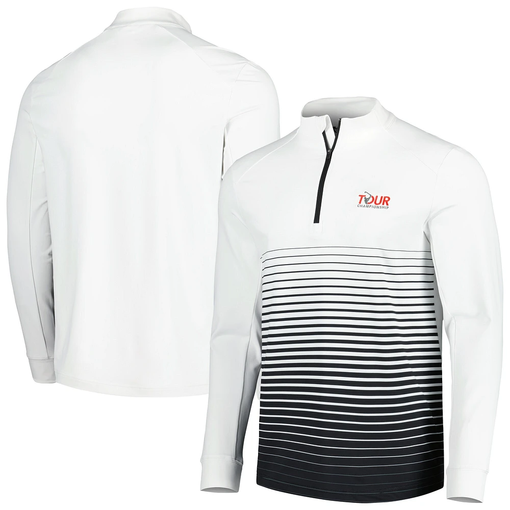 Men's Levelwear White TOUR Championship Beam Quarter-Zip Jacket