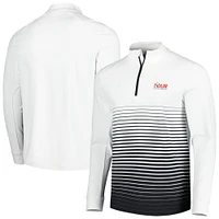 Men's Levelwear White TOUR Championship Beam Quarter-Zip Jacket