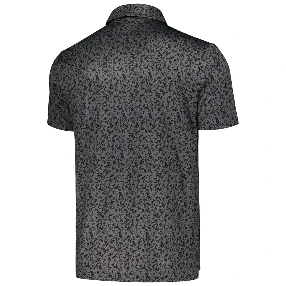 Polo Nike TOUR Championship Micro Camo Performance pour Homme Noir