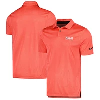 Men's Nike Coral TOUR Championship Print Performance Jacquard Polo