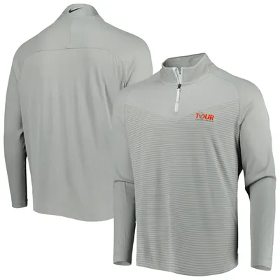 TOUR Championship Nike Vapor Performance Raglan Quarter-Zip Jacket - Gray