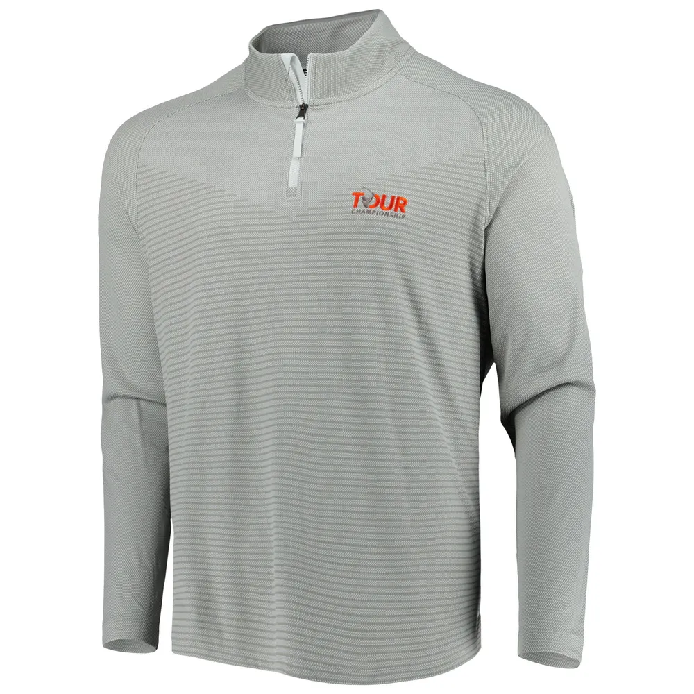 Veste Nike TOUR Championship Vapor Performance Raglan Quarter-Zip pour homme, gris