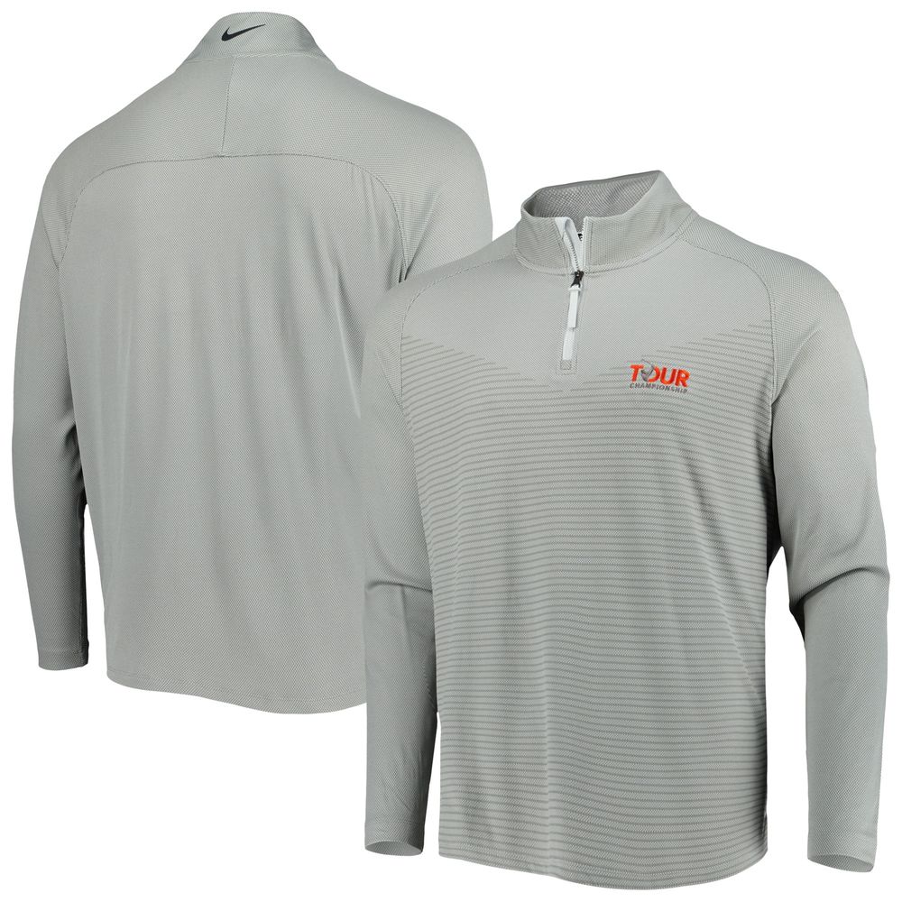 Men's Nike Gray TOUR Championship Vapor Performance Raglan Quarter-Zip Jacket