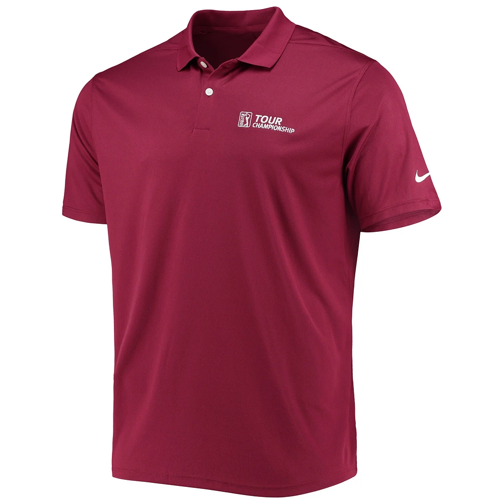 Men's Nike Maroon TOUR Championship Victory Solid Performance Polo