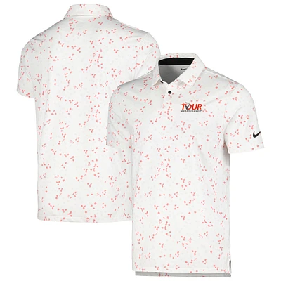 Polo de performance floral Nike Tour Championship pour homme blanc