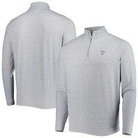 Haut à quart de zip Peter Millar White TOUR Championship Perth Performance pour hommes