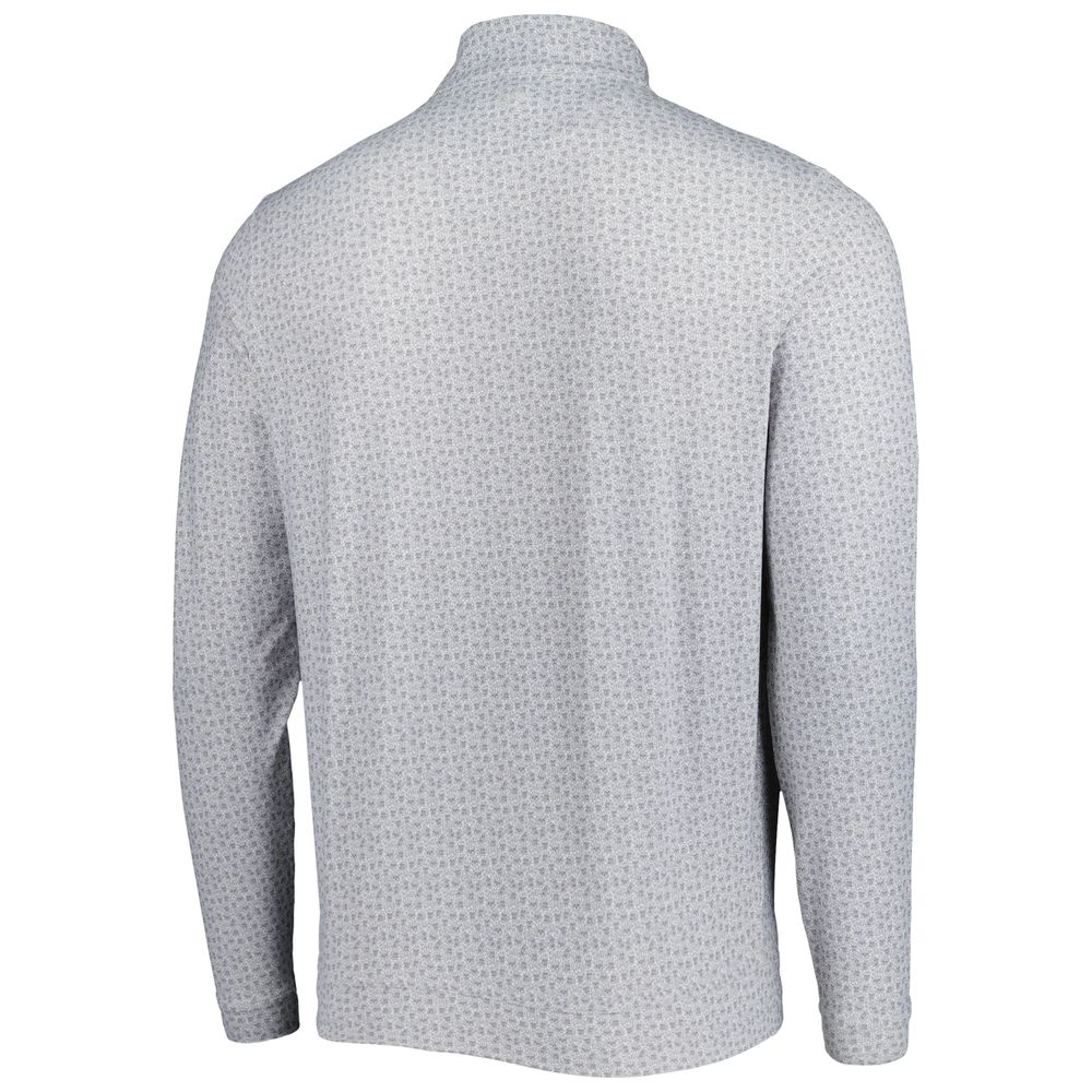 Men's Peter Millar White TOUR Championship Perth Performance Quarter-Zip Top