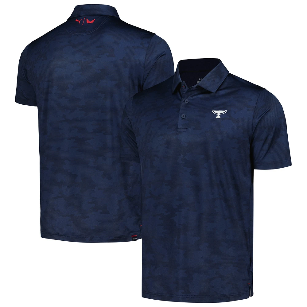 Polo Puma x Volition America Navy TOUR Championship Camo Cover pour hommes