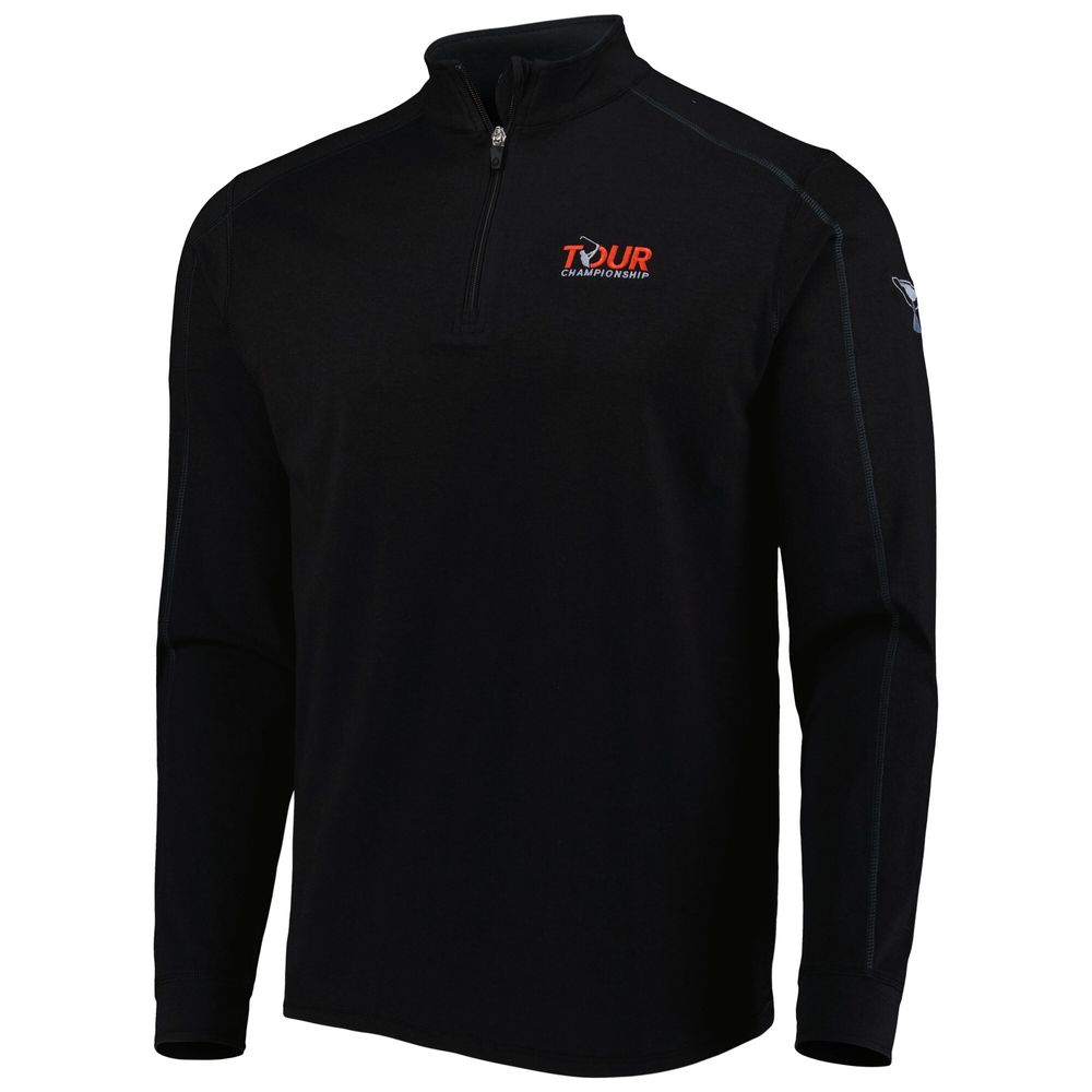 Men's tasc Performance Black TOUR Championship Carrollton Raglan Quarter-Zip Jacket