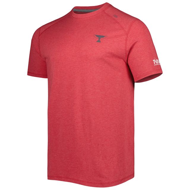 T-shirt Tasc Performance Heather Red Tour Championship Carrollton pour homme