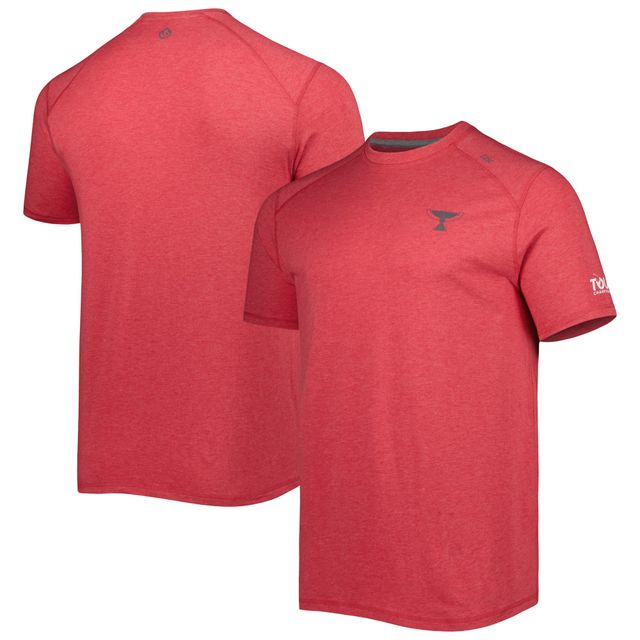 T-shirt Tasc Performance Heather Red Tour Championship Carrollton pour homme