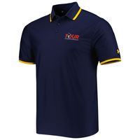 Men's Under Armour Navy/Gold TOUR Championship Playoff 2.0 Performance Pique Polo