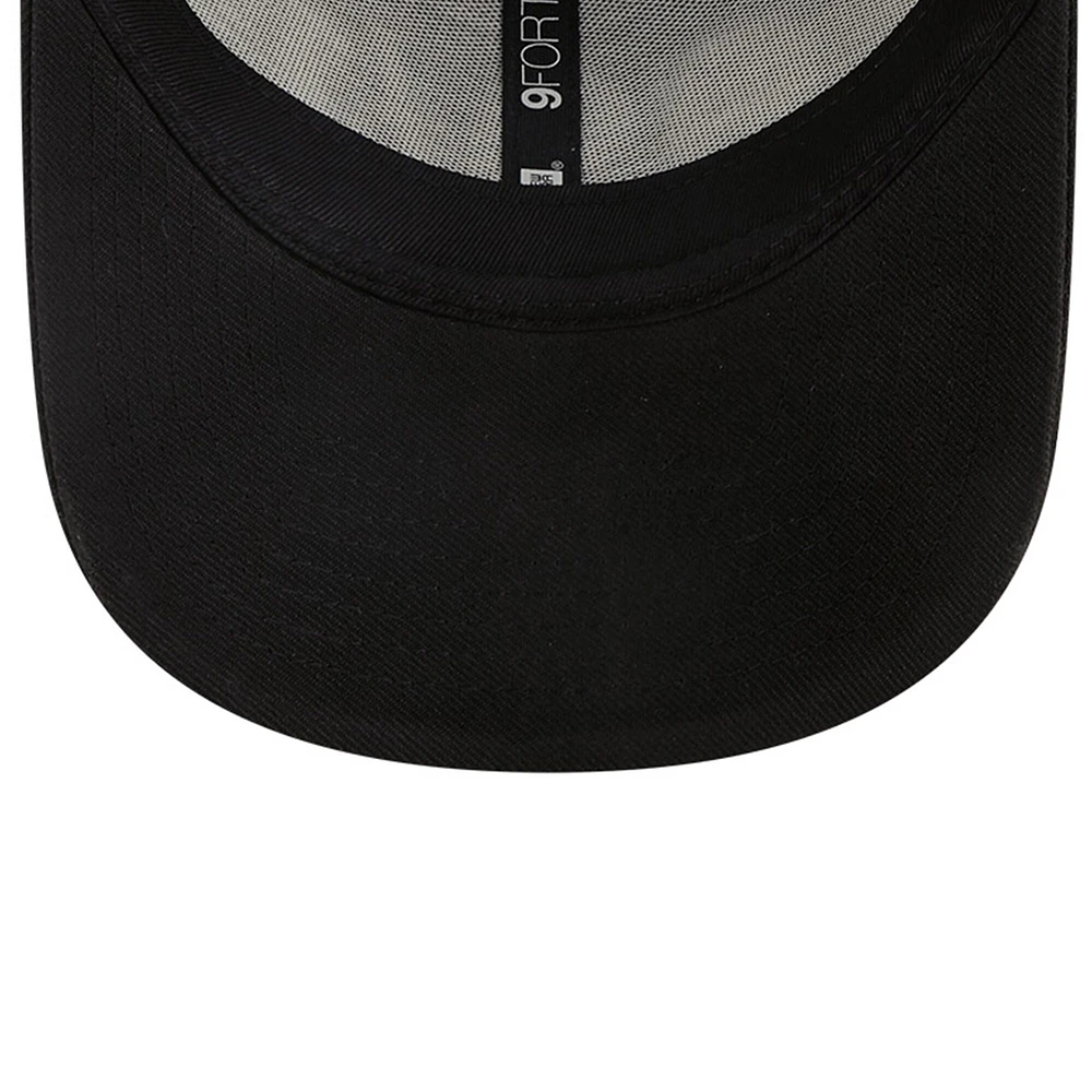 Men's New Era Black TRACKHOUSE RACING 99/1 9FORTY Snapback Adjustable Trucker Hat