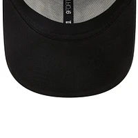 Men's New Era Black TRACKHOUSE RACING 99/1 9FORTY Snapback Adjustable Trucker Hat