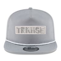 Men's New Era Gray TRACKHOUSE RACING Golfer Snapback Adjustable Hat