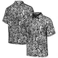 Polo noir Tommy Bahama TRACKHOUSE RACING Sport Tropical Score IslandZone pour homme