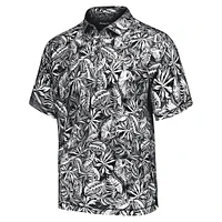 Polo noir Tommy Bahama TRACKHOUSE RACING Sport Tropical Score IslandZone pour homme