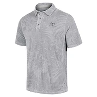 Men's Tommy Bahama Gray TRACKHOUSE RACING Santiago Paradise Polo