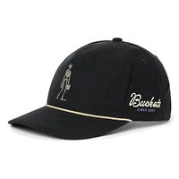 Men's TravisMathew  Black Lost Buckets Flexfit Adjustable Hat