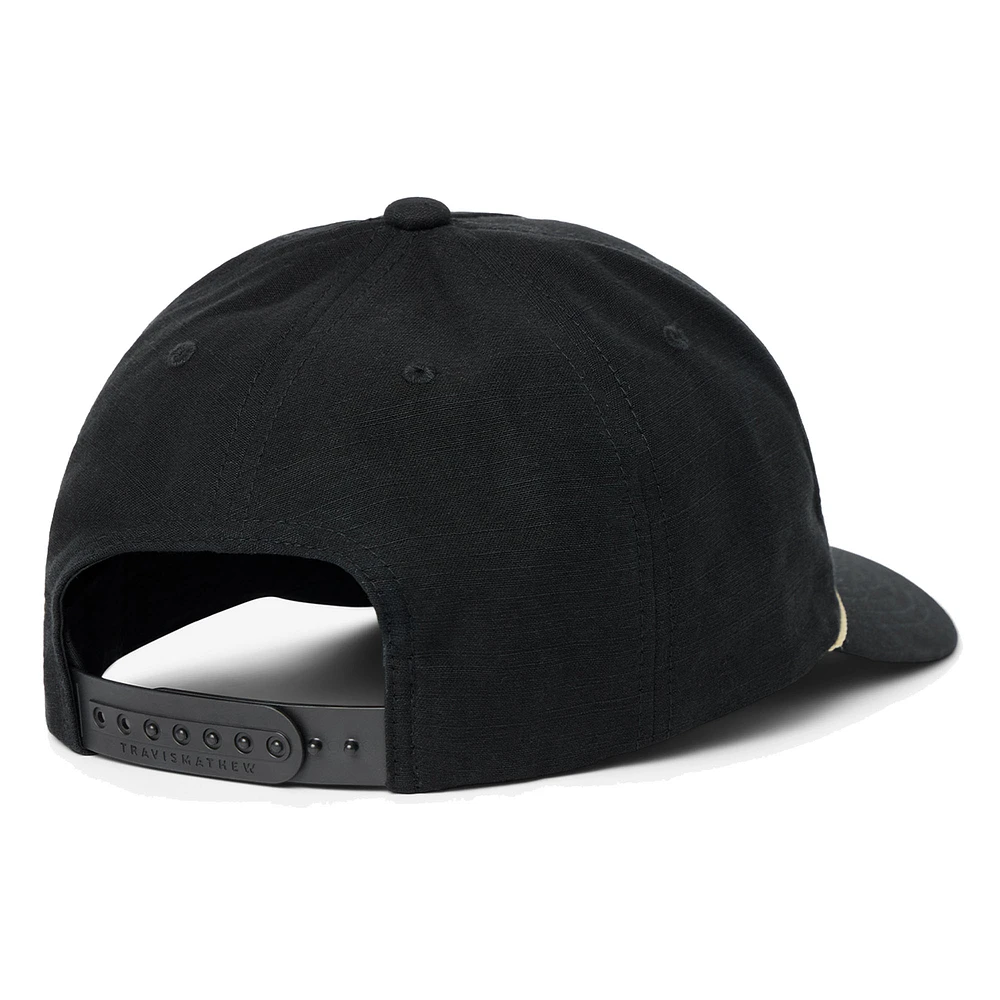 Men's TravisMathew  Black Lost Buckets Flexfit Adjustable Hat