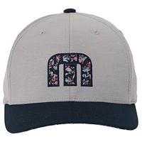 Men's TravisMathew  Gray Flourish Adjustable Hat