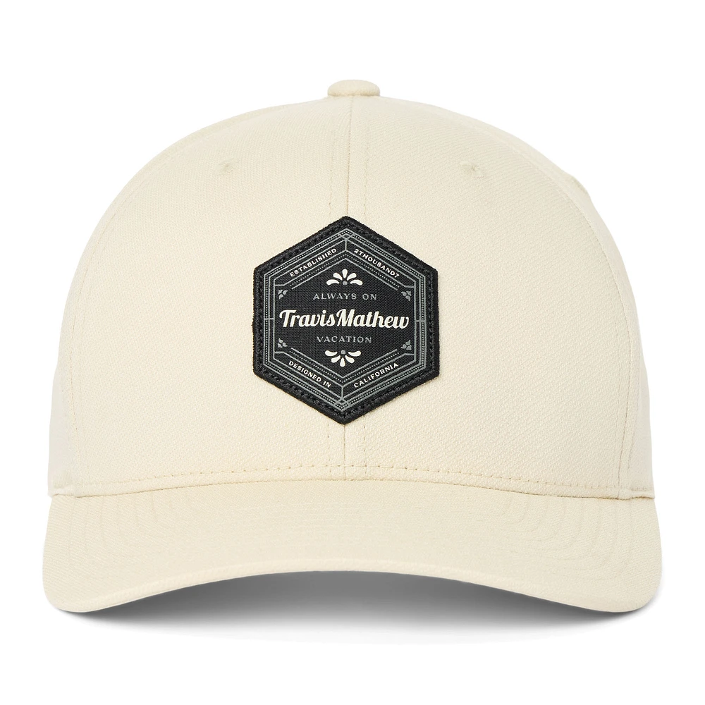 Men's TravisMathew  Khaki Air Currents Adjustable Hat