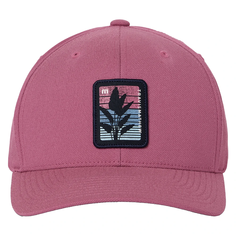 Men's TravisMathew  Maroon No Schedule Adjustable Hat