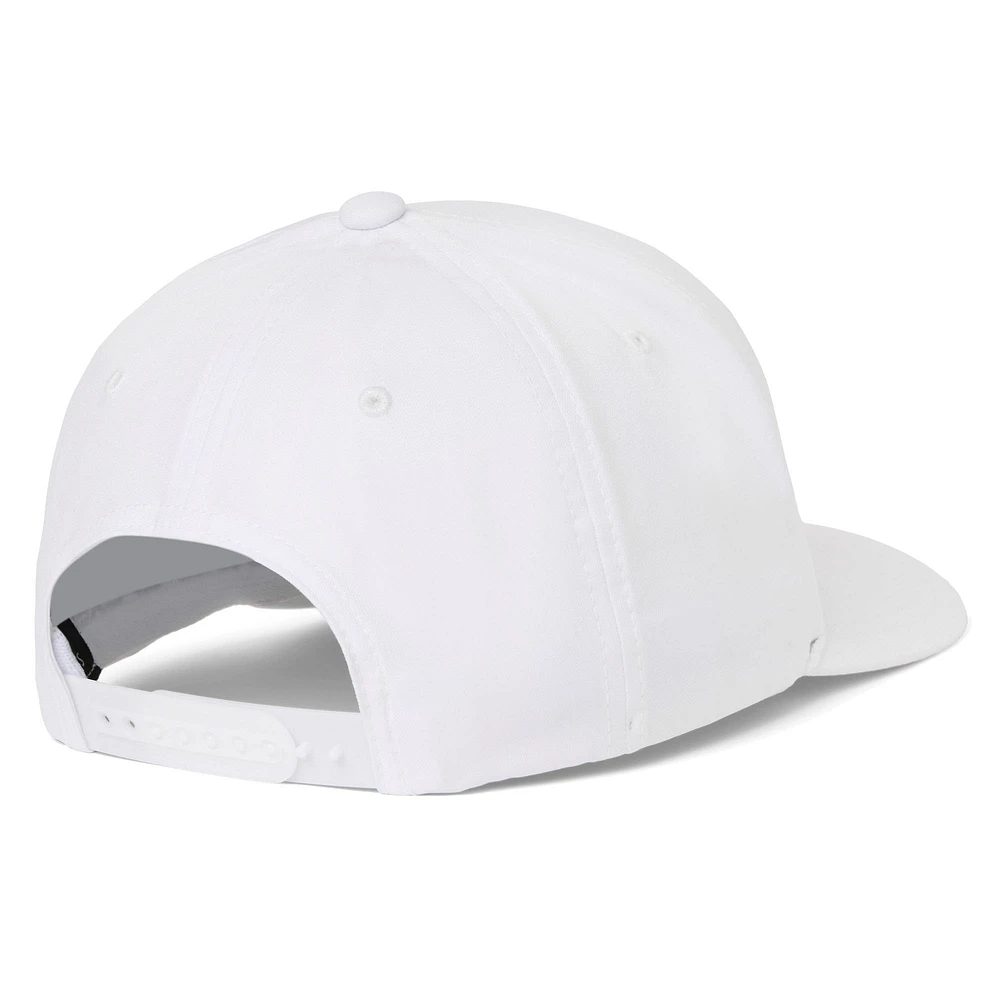 Casquette ajustable TravisMathew blanche Travelogue Camper pour homme