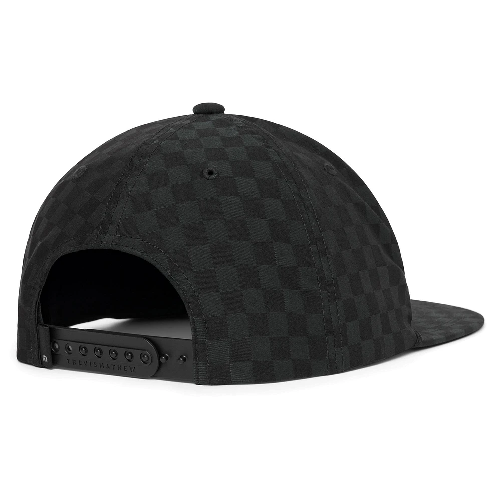 Men's  Black Travis Mathew Time of Arrival Adjustable Hat