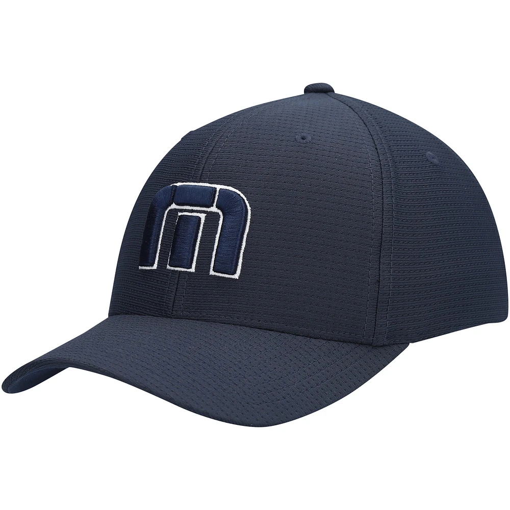 Men's Travis Mathew Navy Logo Bahamas Flex Fit Hat