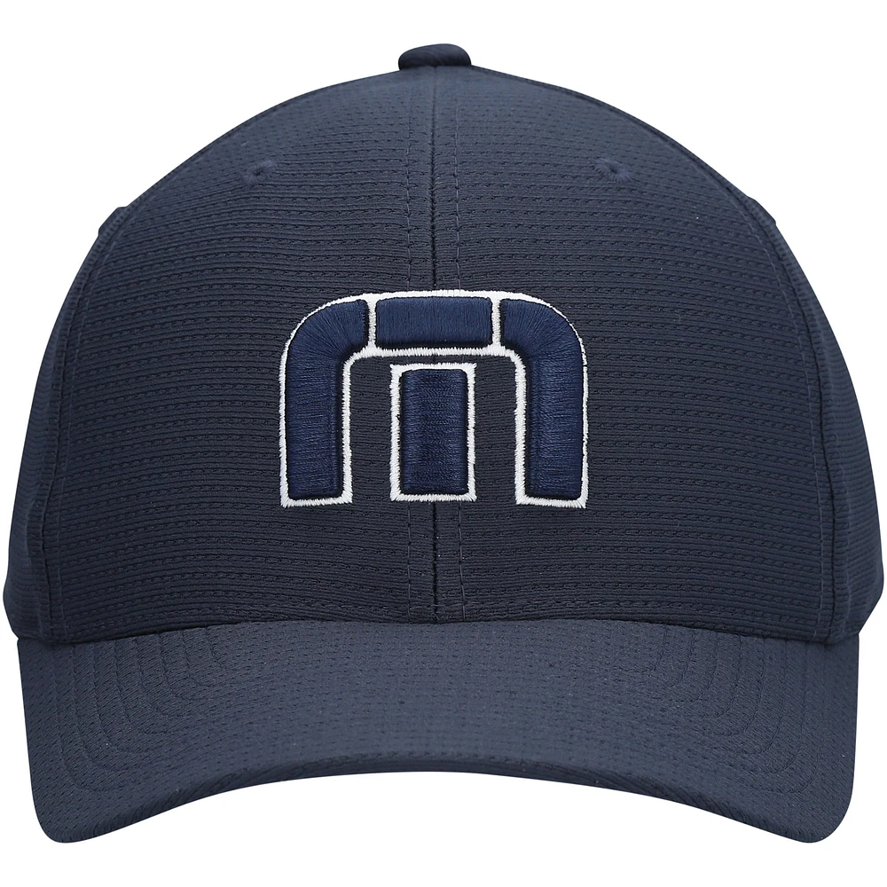 Men's Travis Mathew Navy Logo Bahamas Flex Fit Hat